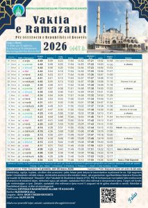 Vaktija e Ramazanit 2026